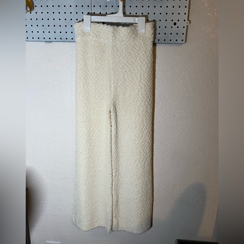 Stitches & Stripes boucle fleece wide leg pants